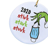 Stink Stank Stunk Ornament Grinch Hand Christmas Decorative Gift for Home