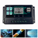 Maxbell 20-60A MPPT PWM Solar Panel Battery Regulator Charge Controller LCD Display 40A
