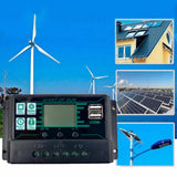 Maxbell 20-60A MPPT PWM Solar Panel Battery Regulator Charge Controller LCD Display 40A