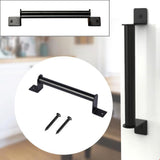 Maxbell Sliding Barn Door Handle Carbon Steel Door Pull for Wardrobe Cabinet Garage