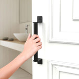 Maxbell Sliding Barn Door Handle Carbon Steel Door Pull for Wardrobe Cabinet Garage
