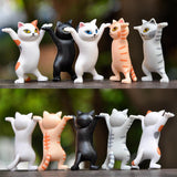 5 Pcs Cat Carrying Coffin Bracket Memorial Christmas Tree Decor Desktop Gift