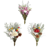 Dried Flowers Floral Crafts for Home Wedding Party White