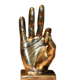 Maxbell Chic Hand Gesture Sculpture Ornament Figurine Statue Desktop Decoration C