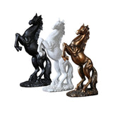 Horse Statue Home Decoration Sculpture Resin Modern Decorative Figure Black