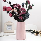 Maxbell Flower Vase Decoration Plastic Flower Pot Houswarming Gift Pink Style 3