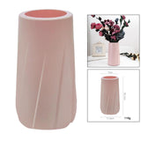 Maxbell Flower Vase Decoration Plastic Flower Pot Houswarming Gift Pink Style 3