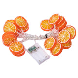 Maxbell Light String Tree Pavilions Hanging Lamp Home Battery Powered Orange 300cm
