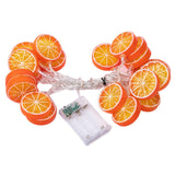 Maxbell Light String Tree Pavilions Hanging Lamp Home Battery Powered Orange 300cm