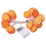 Maxbell Light String Tree Pavilions Hanging Lamp Home Battery Powered Orange 300cm