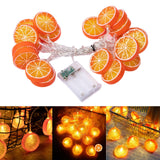 Maxbell Light String Tree Pavilions Hanging Lamp Home Battery Powered Orange 300cm