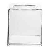 Clear Acrylic Tissue Box Napkin Holder Paper Case Cover Home Dining Decor Square