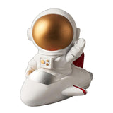 Resin Spaceman Statue Ornament Home Office Astronaut Decors Model 9