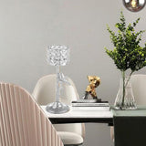 Crystal Candle Holder Party Candlestick Home Decorative Centerpiece 26.5cm