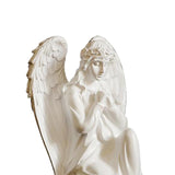 Angel Statue Ornament Tabletop Home Decor Cherub Prayer Figurine White 2