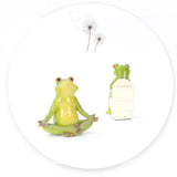 Resin Frog Figurines Statue Sculpture Ornament Home Office Desk 8x6x13CM