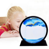 Moving Sands Art Picture Dynamic Sand Picture Sand-scape Blue