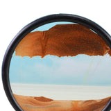 Moving Sands Art Picture Dynamic Sand Picture Sand-scape Yellow