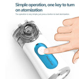 Maxbell Portable Handheld Nebulizer Inhaler Atomizer Vaporizer for Kid Adult Blue