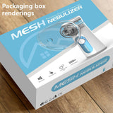 Maxbell Portable Handheld Nebulizer Inhaler Atomizer Vaporizer for Kid Adult Blue
