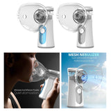 Maxbell Portable Handheld Nebulizer Inhaler Atomizer Vaporizer for Kid Adult Blue