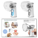 Maxbell Portable Handheld Nebulizer Inhaler Atomizer Vaporizer for Kid Adult Blue