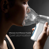 Maxbell Portable Handheld Nebulizer Inhaler Atomizer Vaporizer for Kid Adult Blue