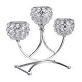 Crystal Candle Holder Wedding Decoration Candlestick Tabletop Centerpiece