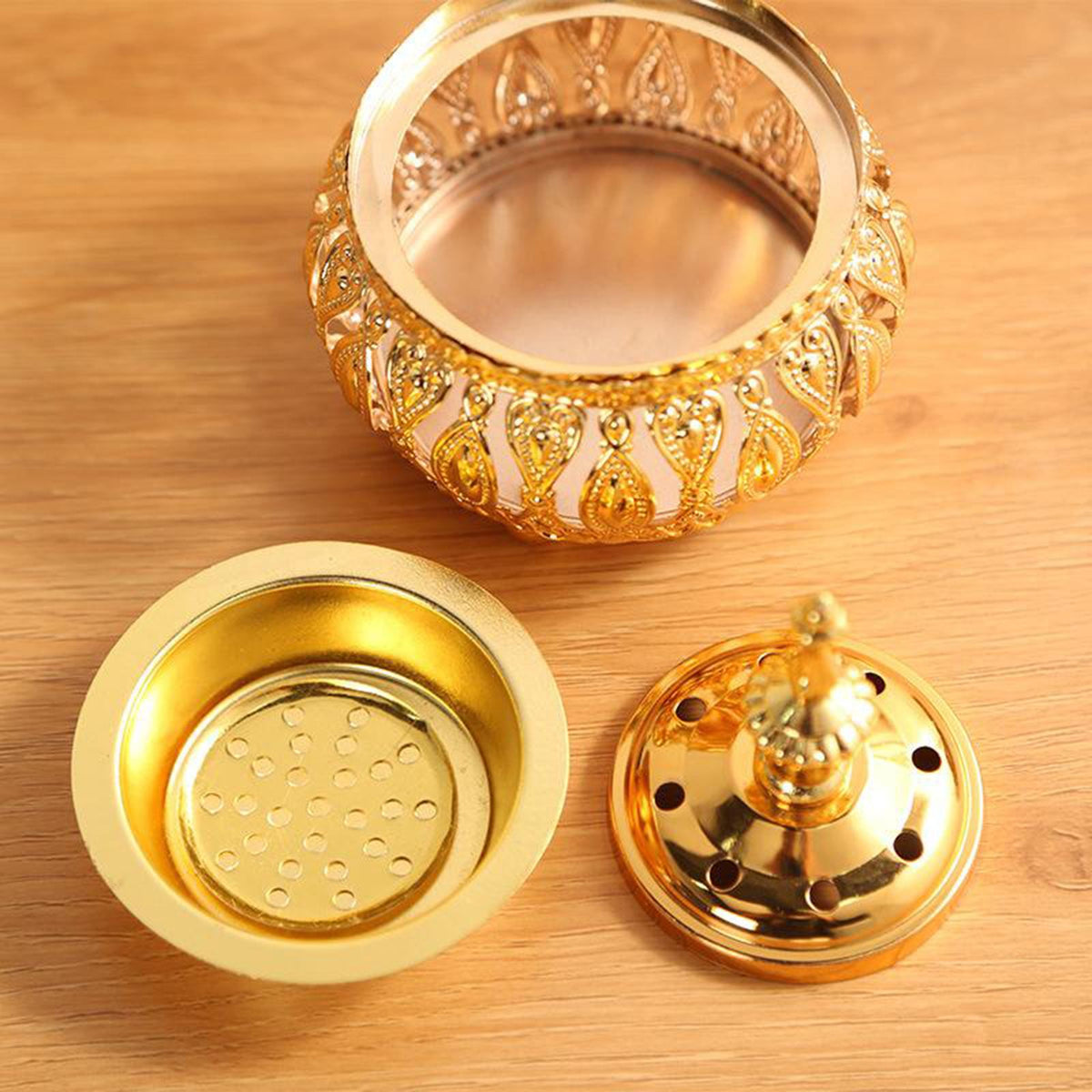 Incense Burners Holder Censer Aromatherapy Furnace Yoga Studio Decor Style1