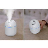 250ML USB Ultra Quiet Portable Air Humidifier for Home Babies Car Fogger white