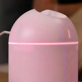 250ML USB Ultra Quiet Portable Air Humidifier for Home Babies Car Fogger pink