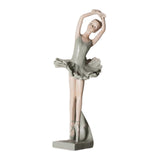 Resin Elegant Figurine Ballerina Ballet Dancer Desktop Ornament Statue B