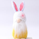 Bunny Gnomes Plush Nisse Elf Doll Home Decor Girls Easter Gift Yellow