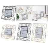 4x6 inch / 4x4 inch Picture Frames Display Pictures for Desk 4 inch black