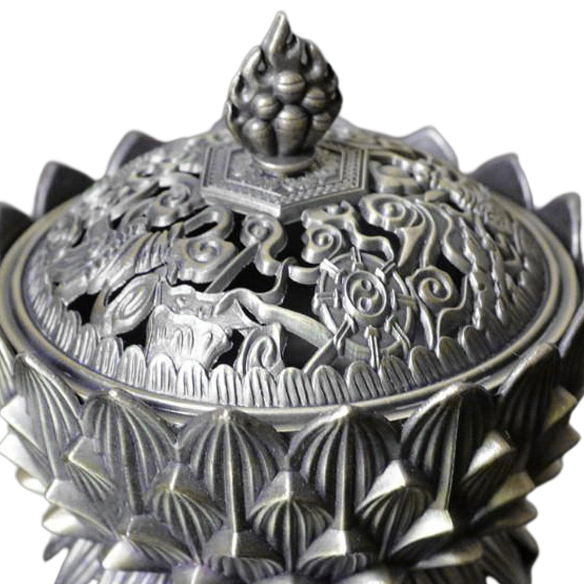 Incense Burners Holder Censer Buddhism Study Yoga Studio Decor Style1 Cyan