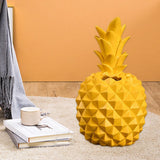 Pineapple Shaped Piggy Can Home Decoration Craft Gift Money Cash Box Yellow