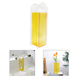 Maxbell  Flower Vase Home Office Tabletop Decoration Vase Floral Container Yellow