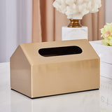 Luxury Gold Tissue Box Cover Napkin Paper Holder Case dresser Home Decor 9x12x12cm