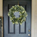 Artificial Eucalyptus Wreath Door Garland Wall Festival Window Home Decor