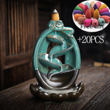 Backflow Incense Holder Base Waterfall Censer Decorative Ornament Cloud