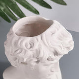 Maxbell  David Head Plant Pot Flower Vase Decorative Bust Statue Planter 6CM