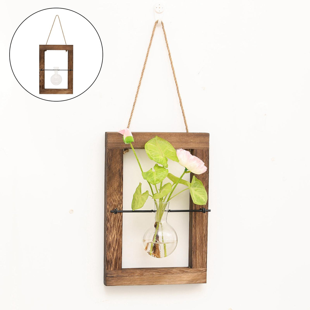 Maxbell  Propagation Station Vase Decoration Glass Bulb Planter Terrarium 1 Tube