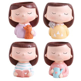 Maxbell Mini Modern Flower Pots Creative Flowerpot for Bonsai Pots Decoration Cactus A