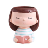 Maxbell Mini Modern Flower Pots Creative Flowerpot for Bonsai Pots Decoration Cactus A