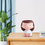 Maxbell Mini Modern Flower Pots Creative Flowerpot for Bonsai Pots Decoration Cactus A