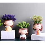 Maxbell Mini Modern Flower Pots Creative Flowerpot for Bonsai Pots Decoration Cactus D