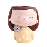 Maxbell Mini Modern Flower Pots Creative Flowerpot for Bonsai Pots Decoration Cactus D