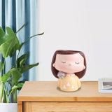 Maxbell Mini Modern Flower Pots Creative Flowerpot for Bonsai Pots Decoration Cactus D