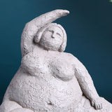 Modern Yoga Decor Polyresin Fat Lady Figurine Statue Ornament Style 03