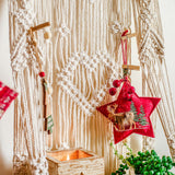Maxbell  Macrame Handmade Bohemian Lace Tapestry Gift Wall Door Hanging Decor Craft
